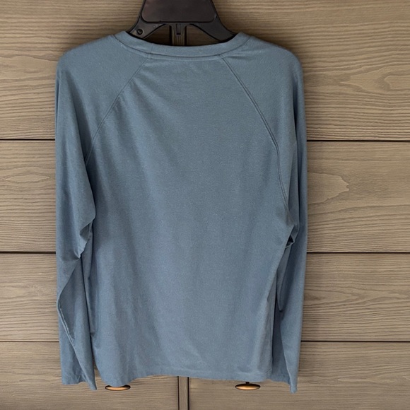 RHONE Men's Long-Sleeve Performance Tee in Slate Blue - Picture 4 of 4